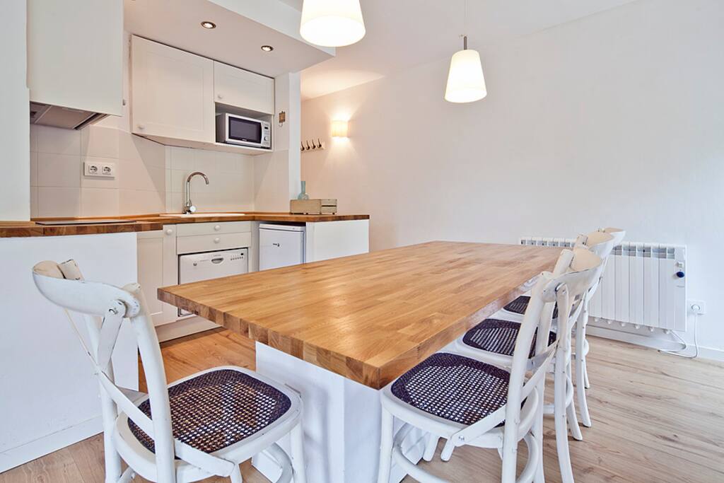 Apartamento en Betren. Zona de comedor.