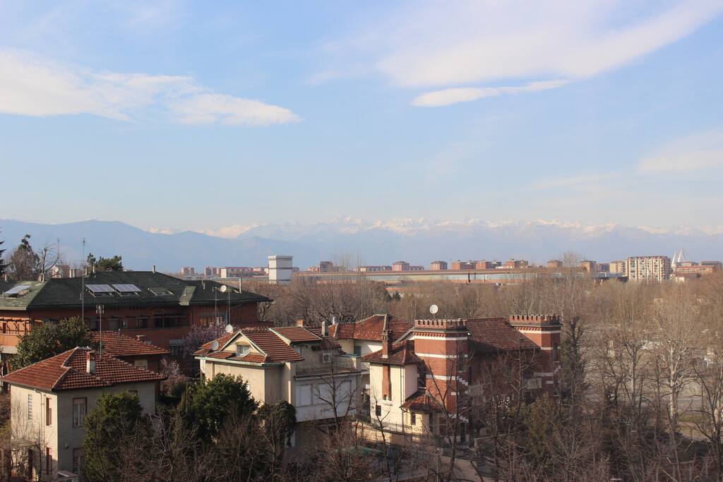 Vista dal balcone della camera matrimoniale
