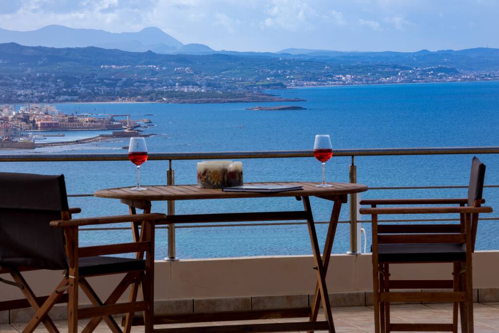 View from our balcony and terrace...the beautiful Old Port.