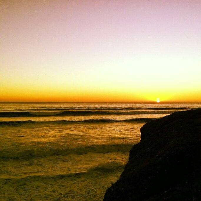 View from nearby West Cliff Drive