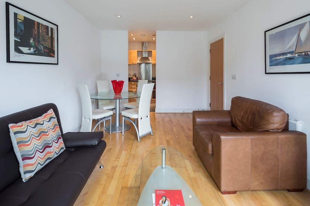 Bright spacious living area