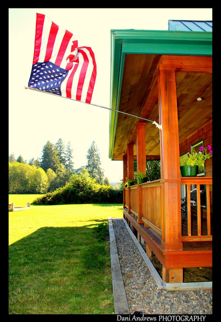to The Elk House! Cabins for Rent in Quinault, Washington