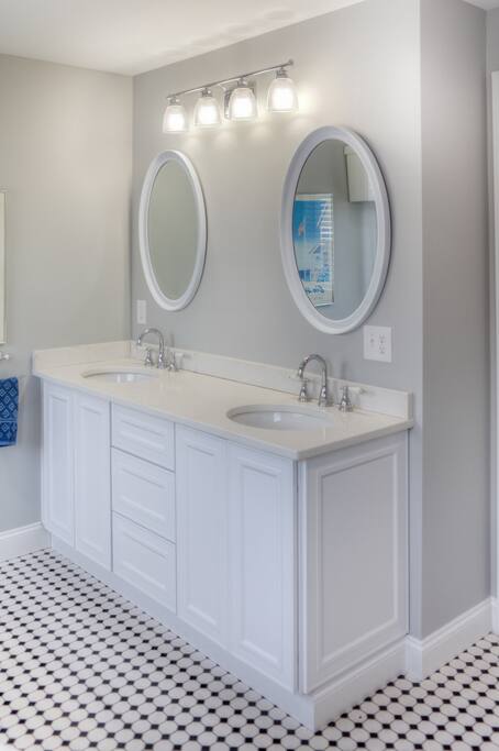 His and her sinks.