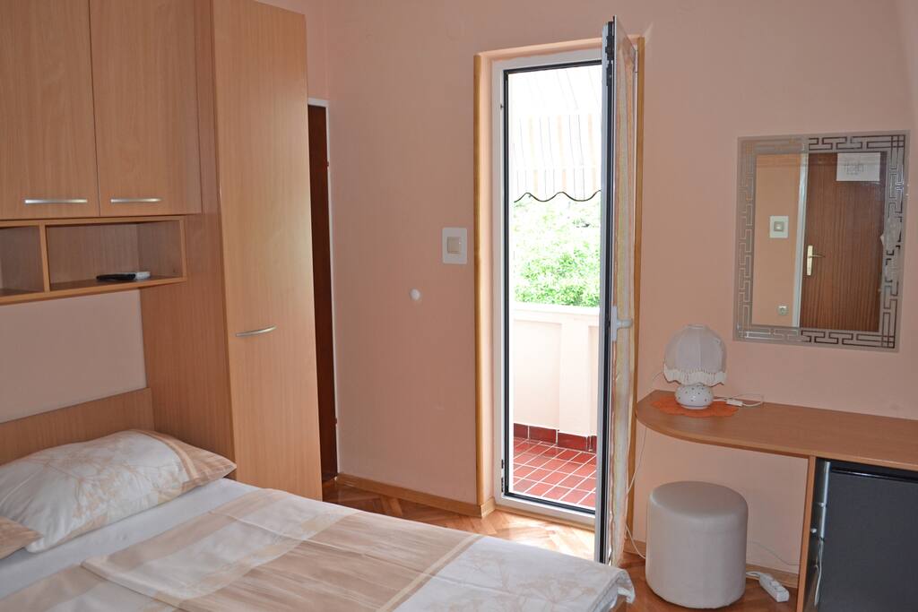 room and balcony