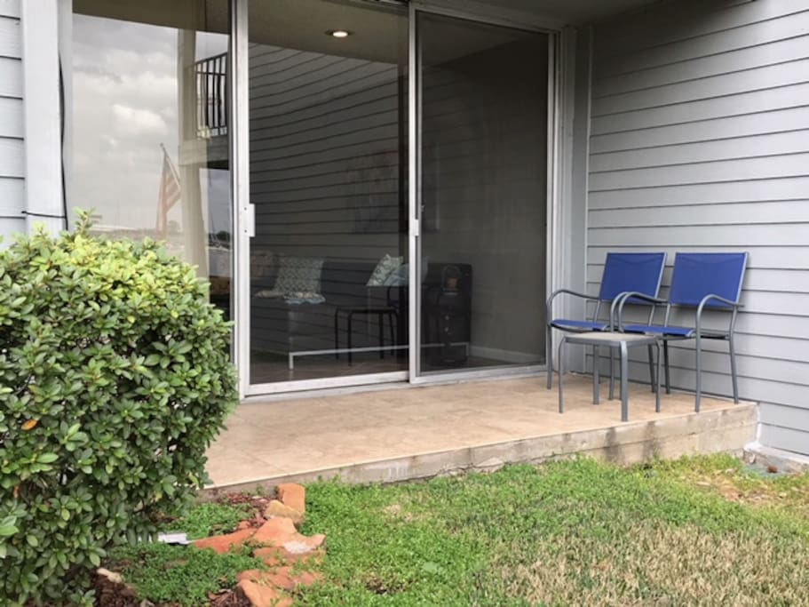 Private patio