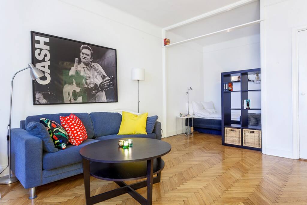 Livingroom + Sleeping area