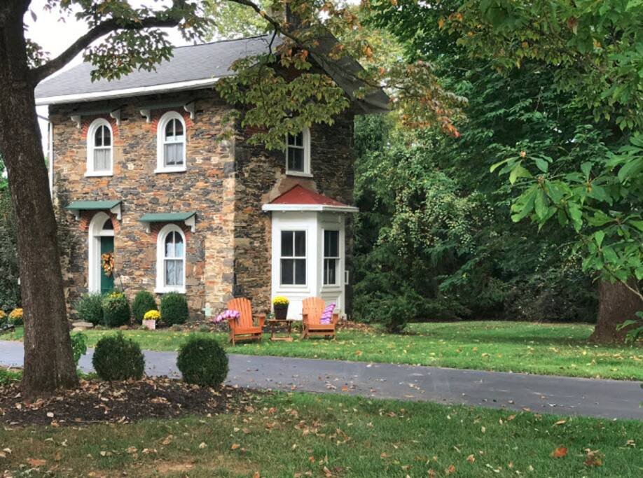The cottage in early Fall