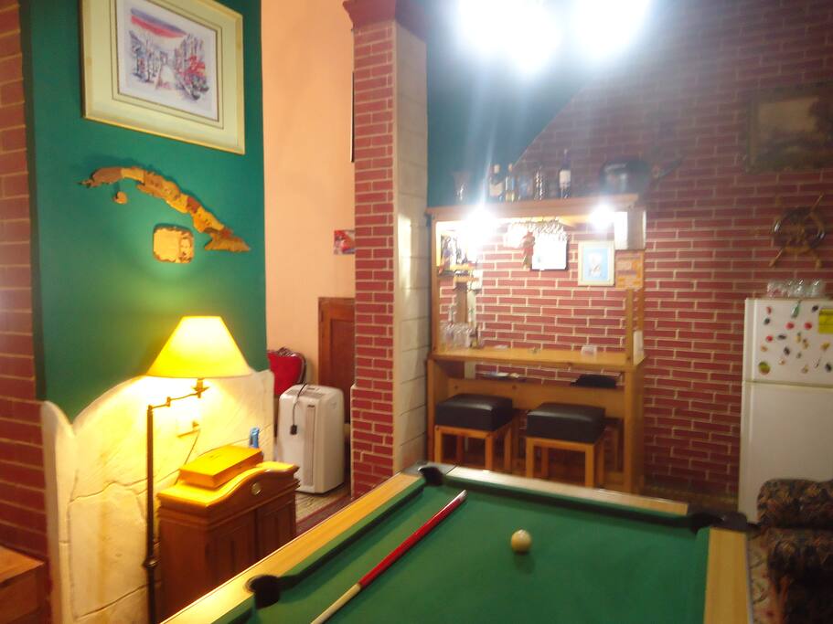 Mesa de billar del salon