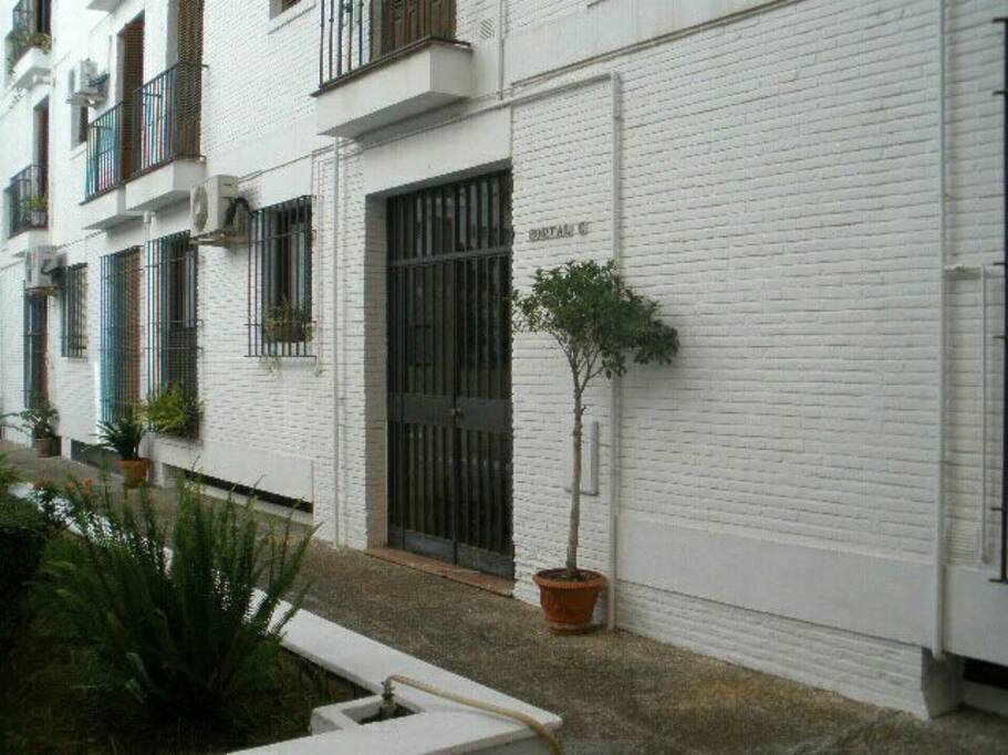Portal de entrada a la casa
