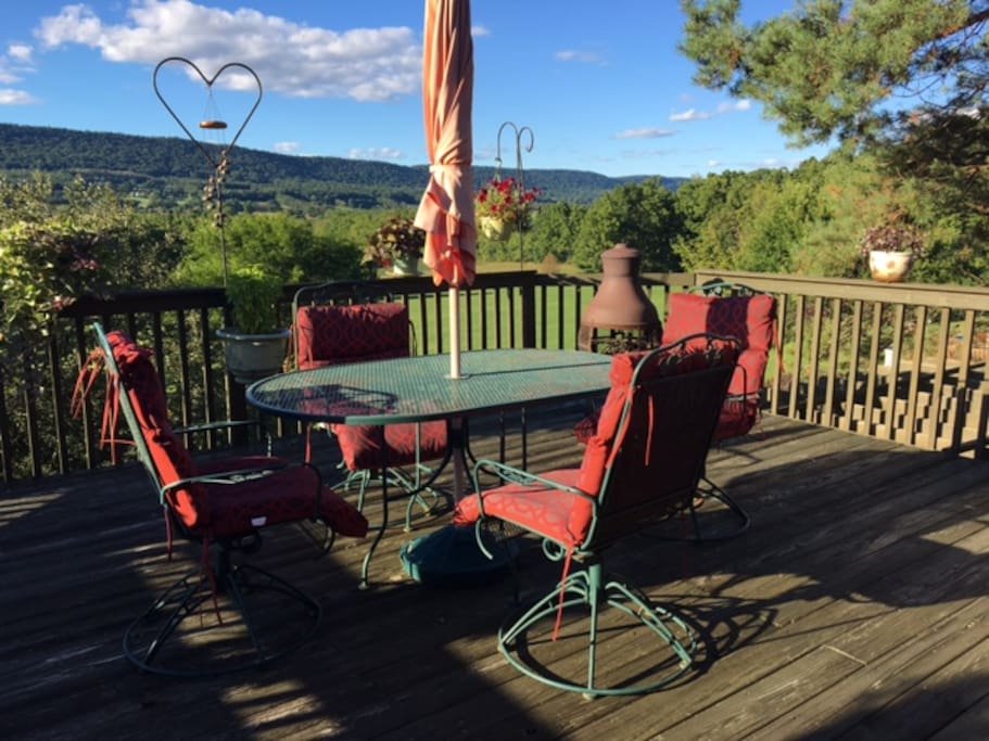 Relax and enjoy beautiful views on 2 decks