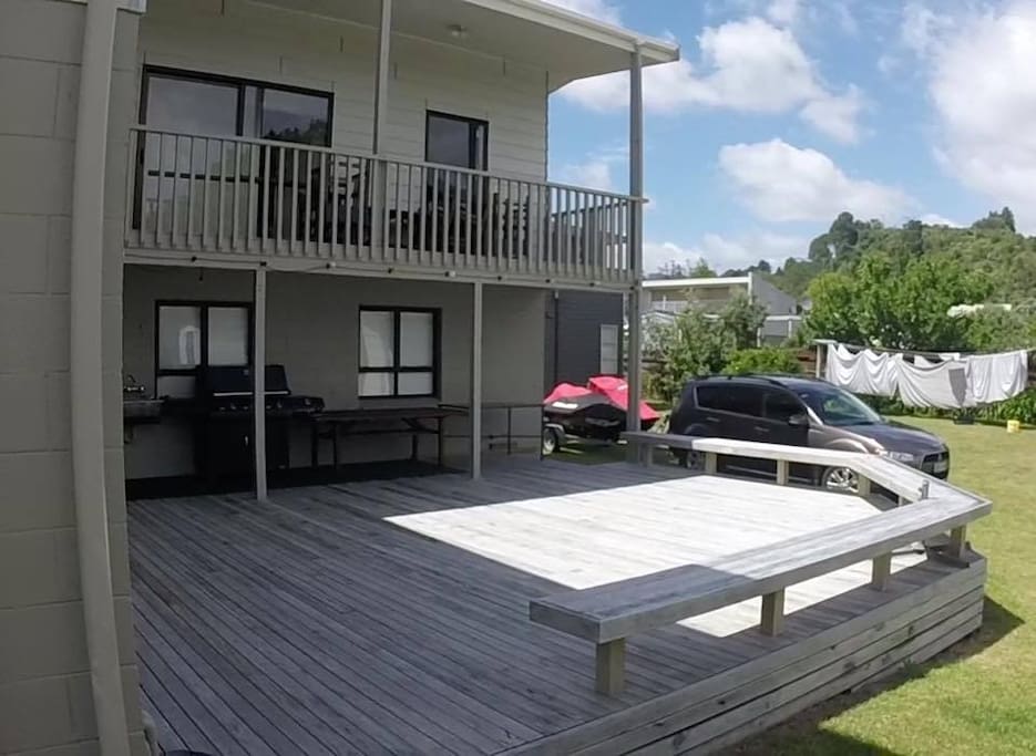 Back deck - gets full afternoon and evening sun