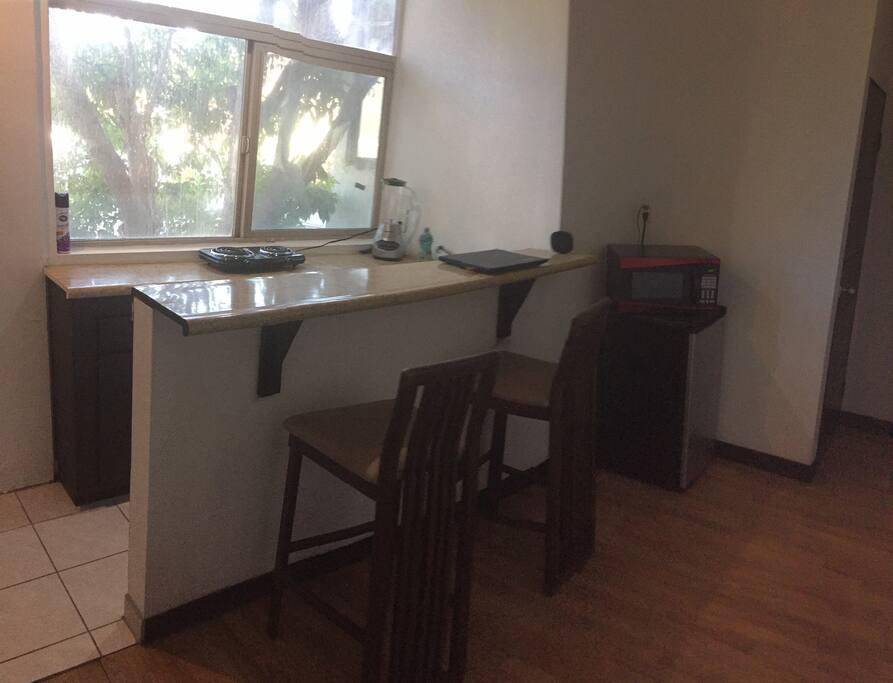 Cocina con barra