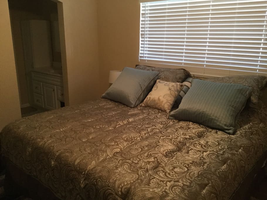 King bedroom and bath