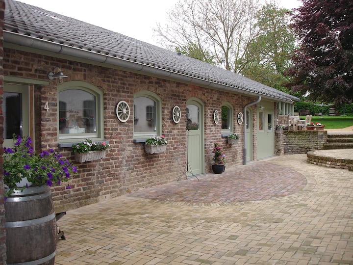 charming rooms in a former farm.