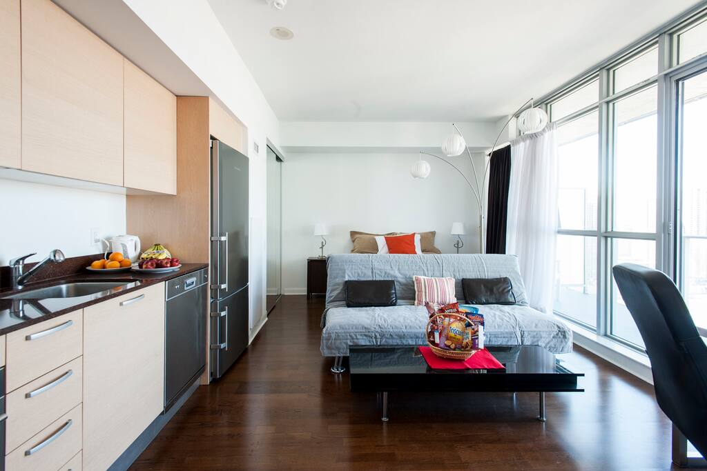 Bachelor Suite With A View