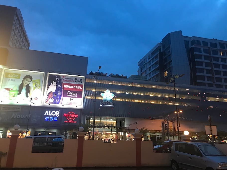 Mall nearby - front Hotel