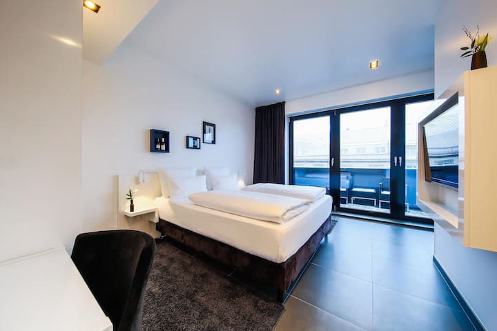 Blick auf die Dachterrasse