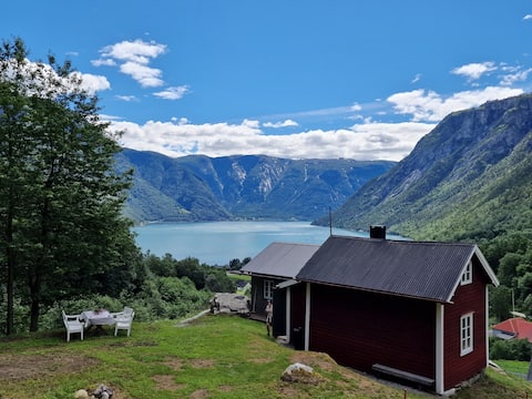 Restored farmhouse with charm and views