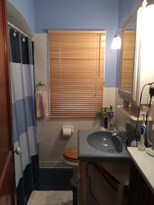 Small shared bathroom