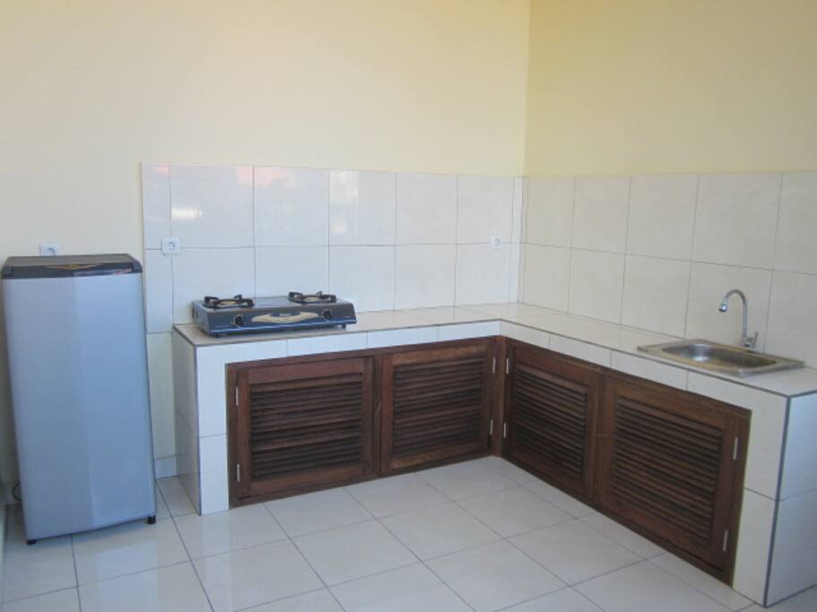 kitchen and refrigerator