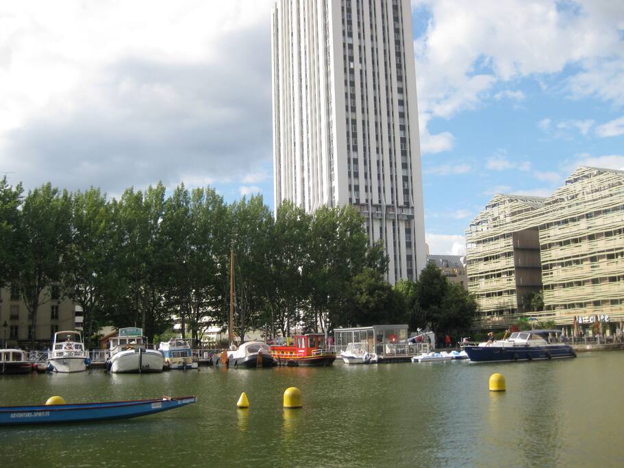 Quartier vivant à la Mode Canal Villette
