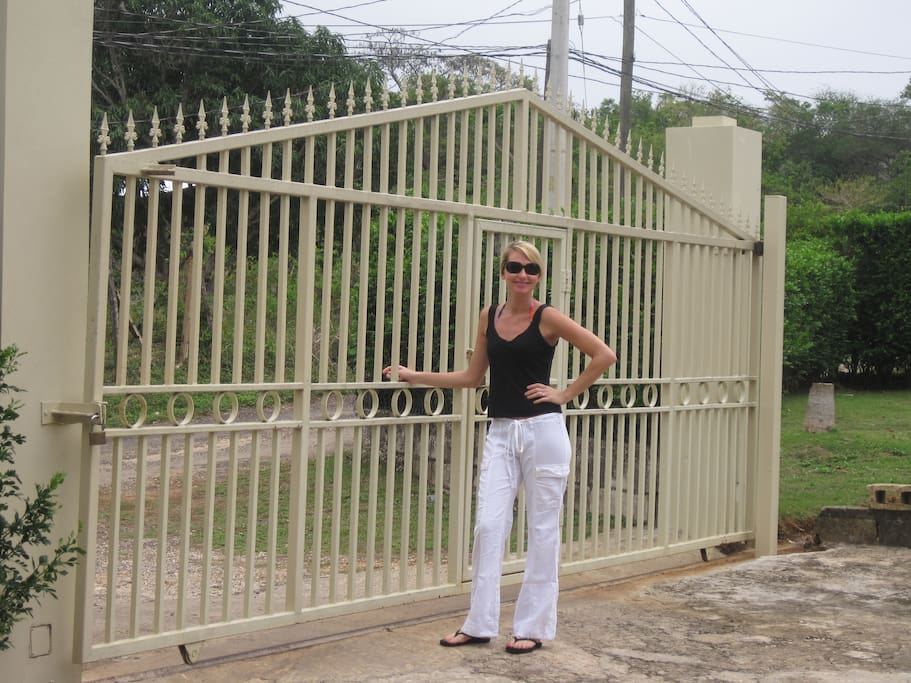 Gate at Rocky Mountain Negril