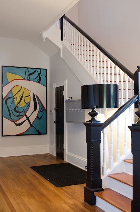 Our lobby (note-this is a shared space, not an additional room in the studio apartment)