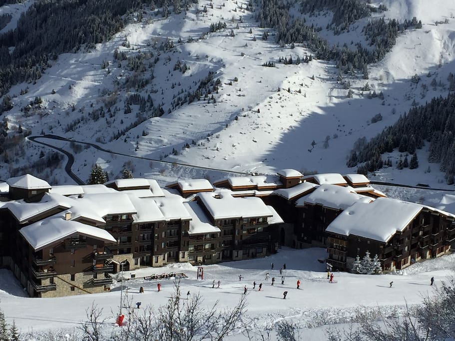 immeuble vu des pistes