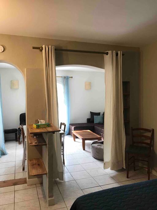 Vue depuis le coin chambre