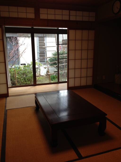 from the room to outside view