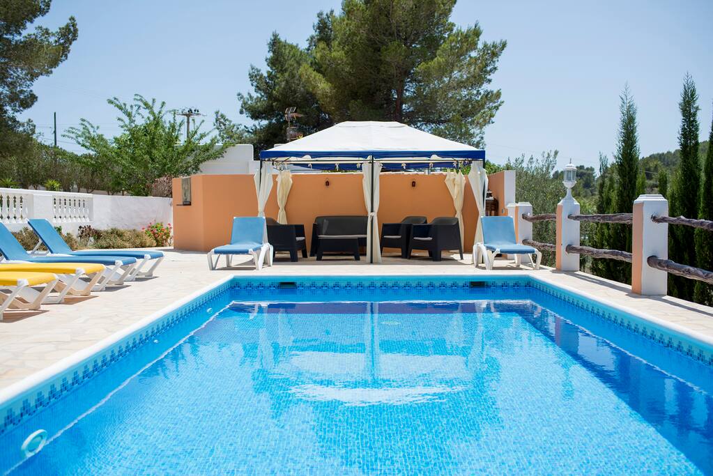 cool swimming pool for a hot summer day