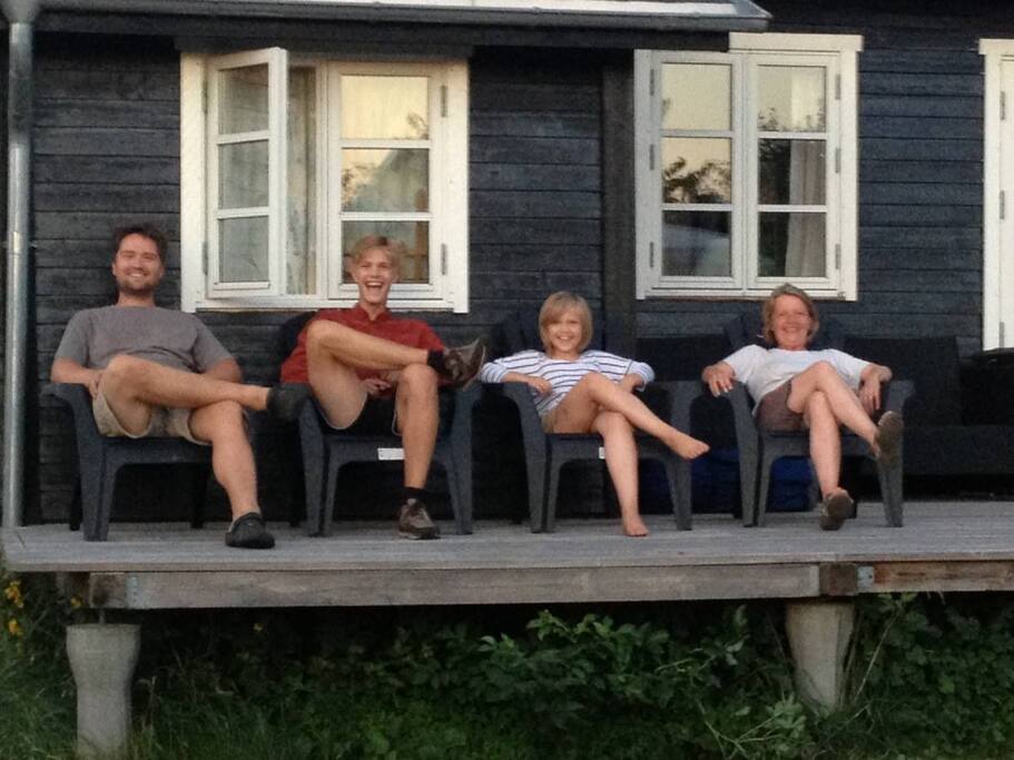 Klaus, Oscar, Kajsa & Pia - the family Lennard Reksten Pedersen.