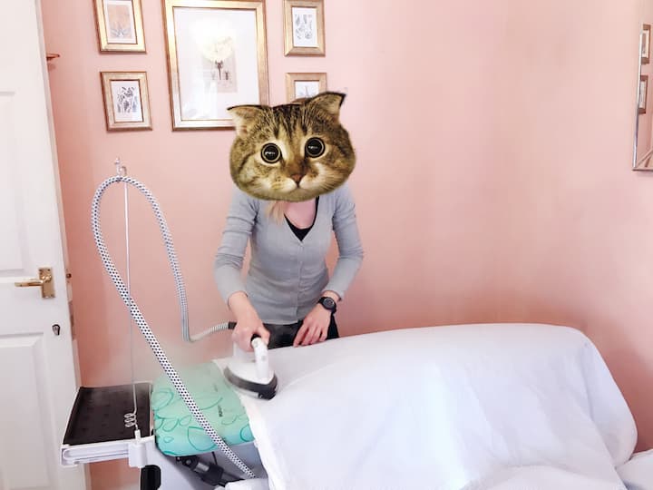 Todas las sábanas están planchadas.