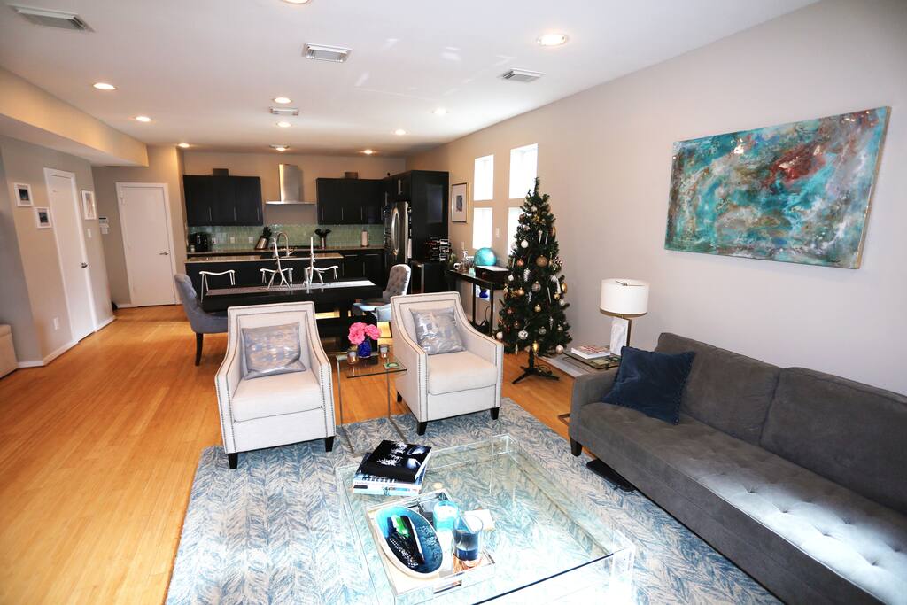 Open concept downstairs