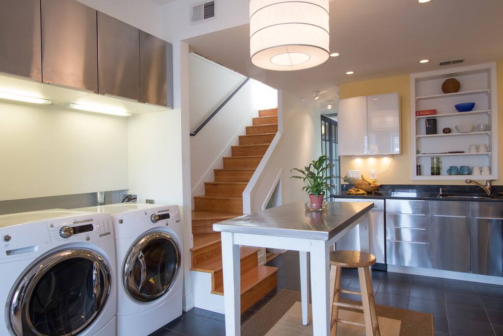 Full size laundry on 1st floor