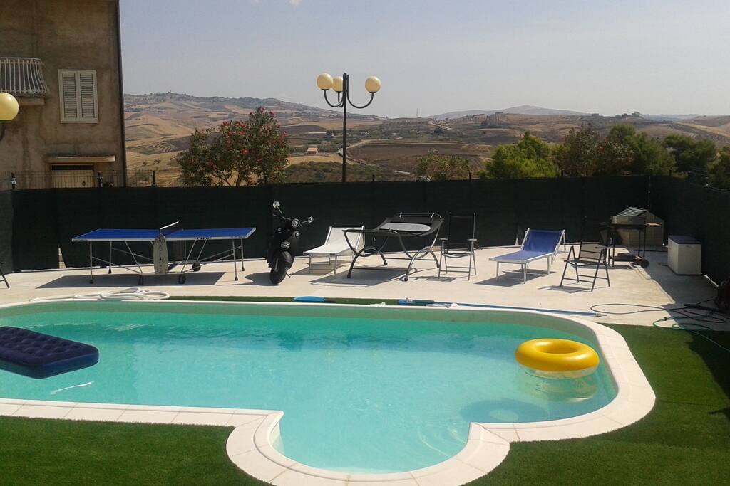 Vue piscine