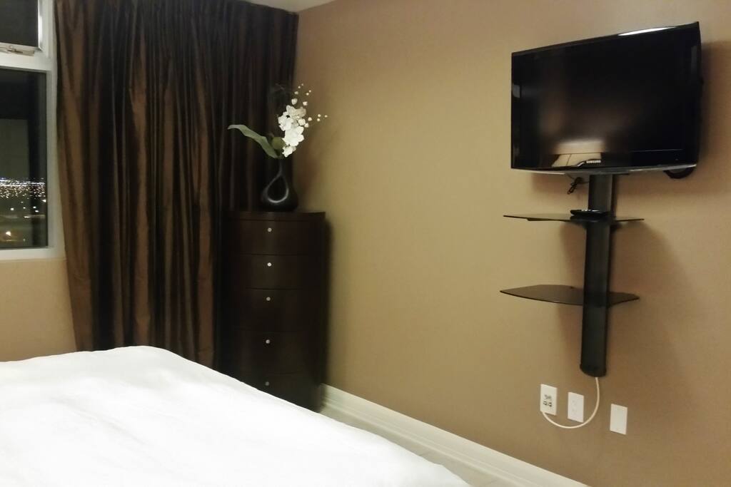 TV in bedroom