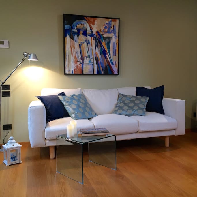 The sofa.