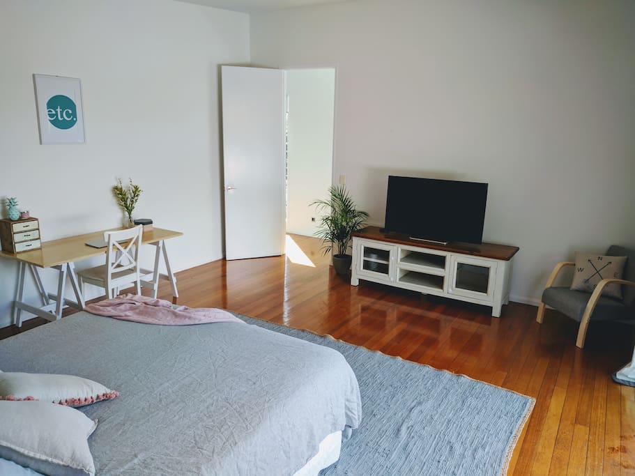 Master Bedroom desk and television