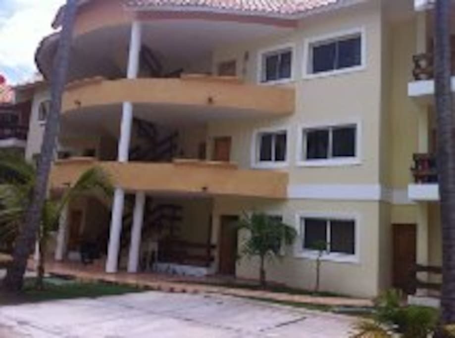 entrance to the unit on first floor