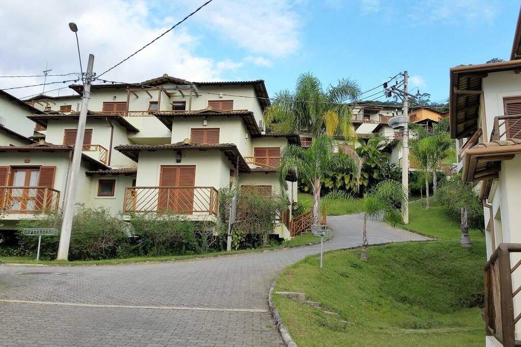 Bangalôs vistos da piscina