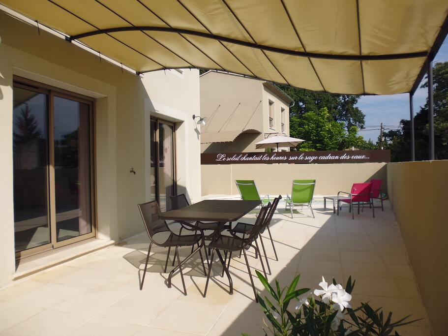 Terrasse ombragée