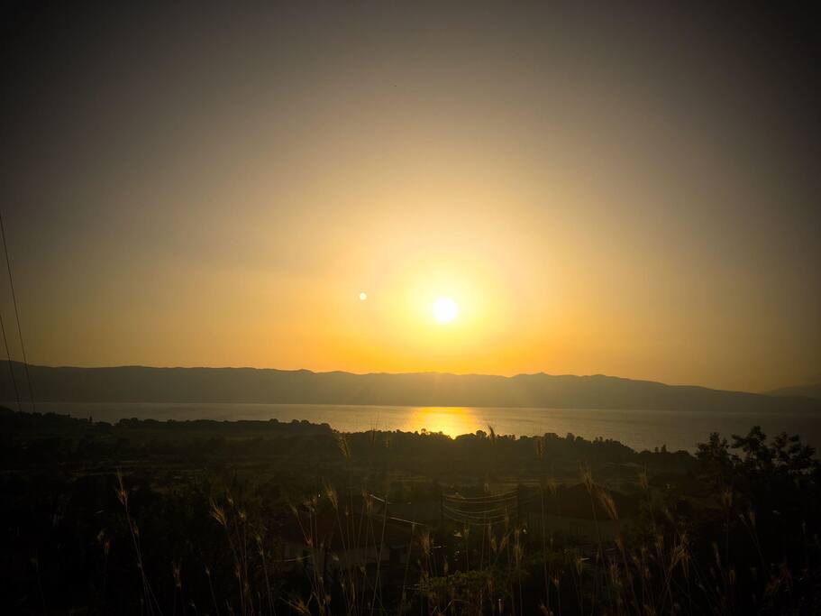 Sunset from the balcony