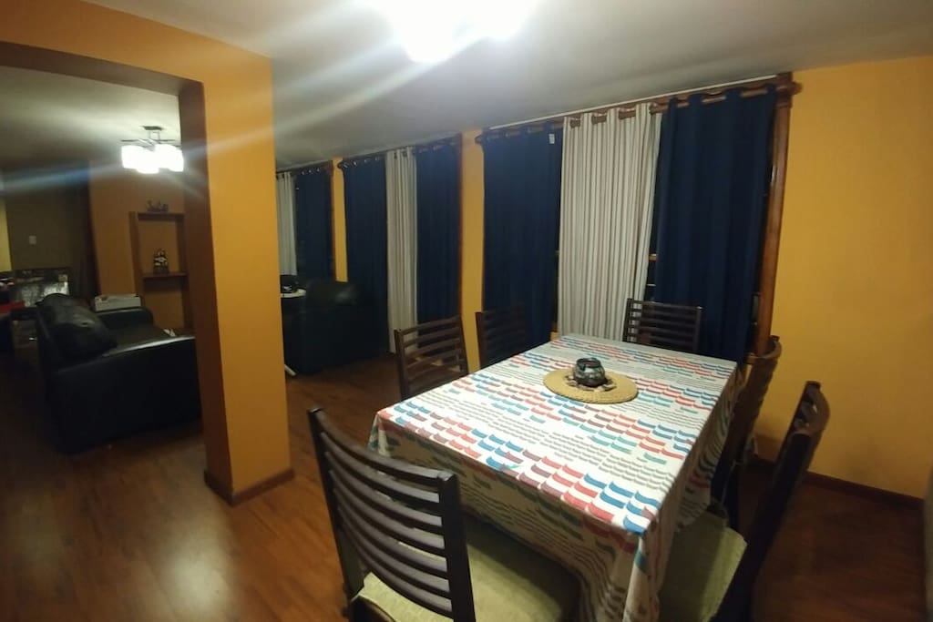 Living room & Dining room