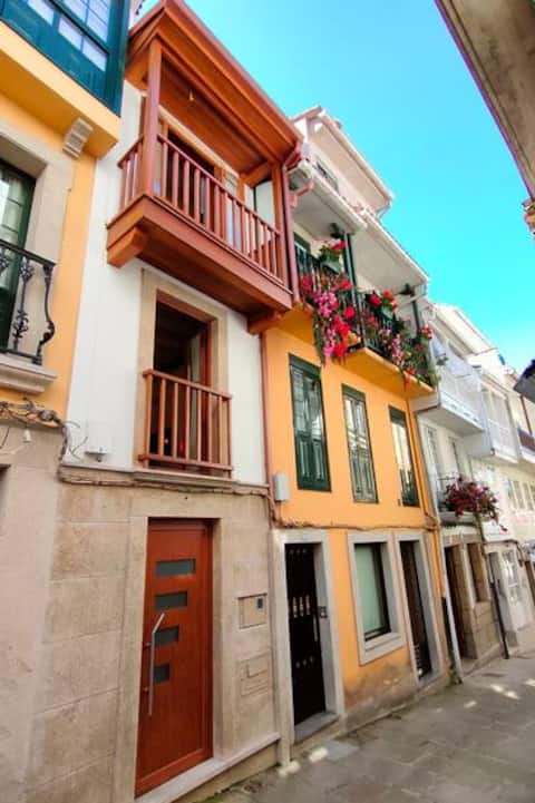 Modern designer house in the center of Pontedeume