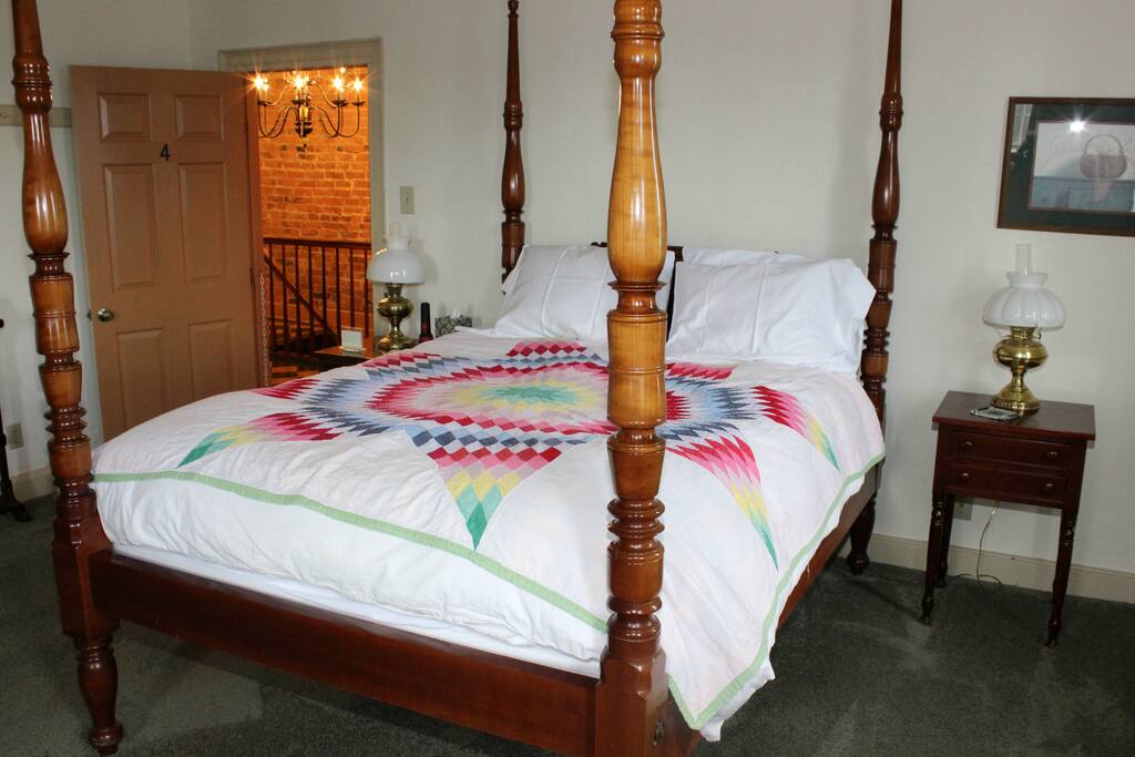 Cozy Cuddle Down Comfort in one of our 5 period rooms