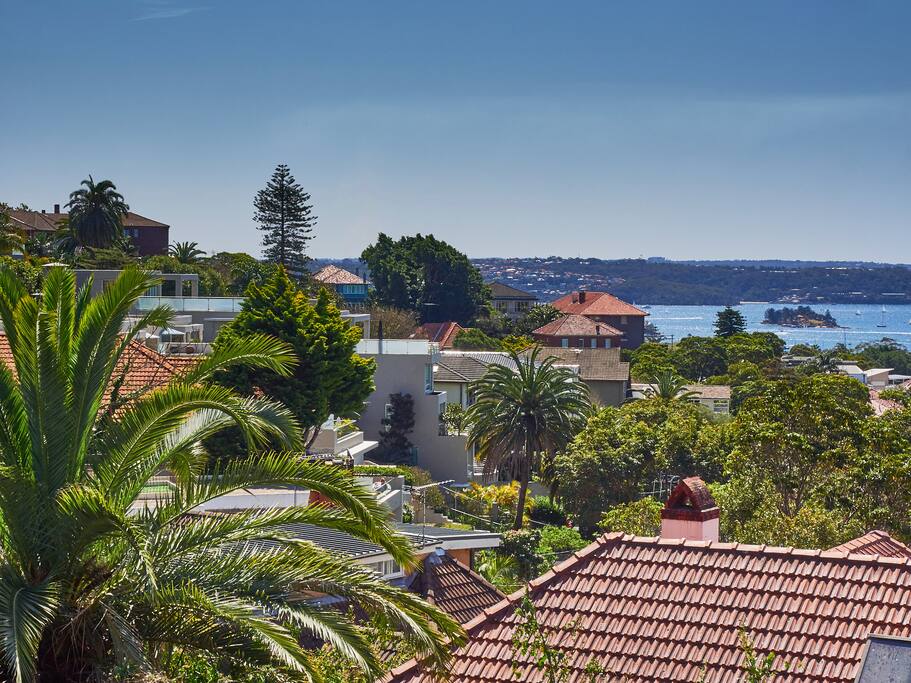 Section of harbour view from terrace