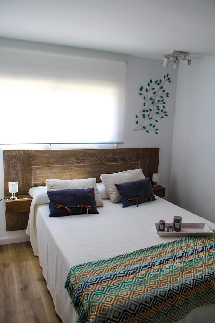 Dormitorio de matrimonio cama XL