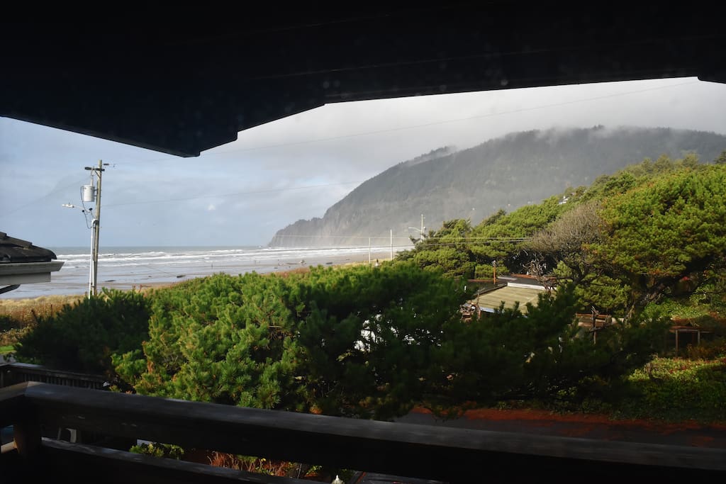 View from the lower deck off the queen bedroom