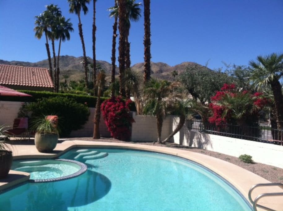 View of private pool area